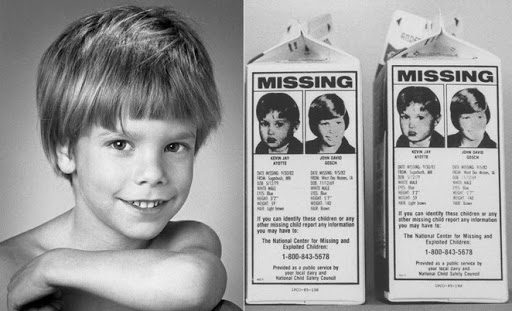 Etan Patz, milk carton with picture of missing kids